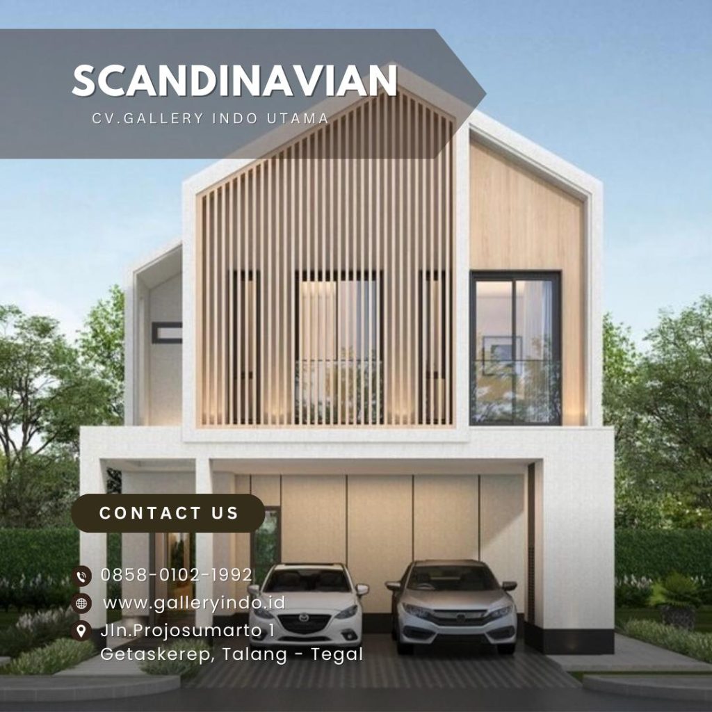Kontraktor Brebes Rumah Scandinavian
